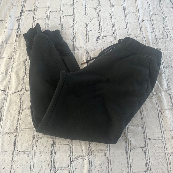 Abercrombie & Fitch Soft AF Jogger Sweatpants Black Size XS Drawstring - Picture 2 of 5